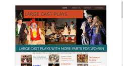 Desktop Screenshot of largecastplays.com