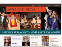Tablet Screenshot of largecastplays.com